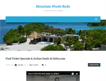 Tablet Screenshot of mountainwindsbudo.com